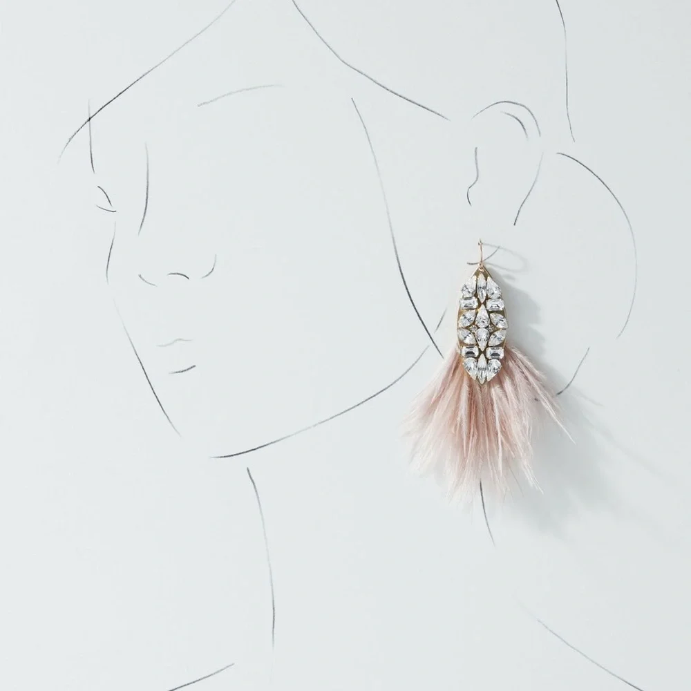 Anthropologie Mick Earrings. Made by Sandy Hyun. - Picture 2 of 3
